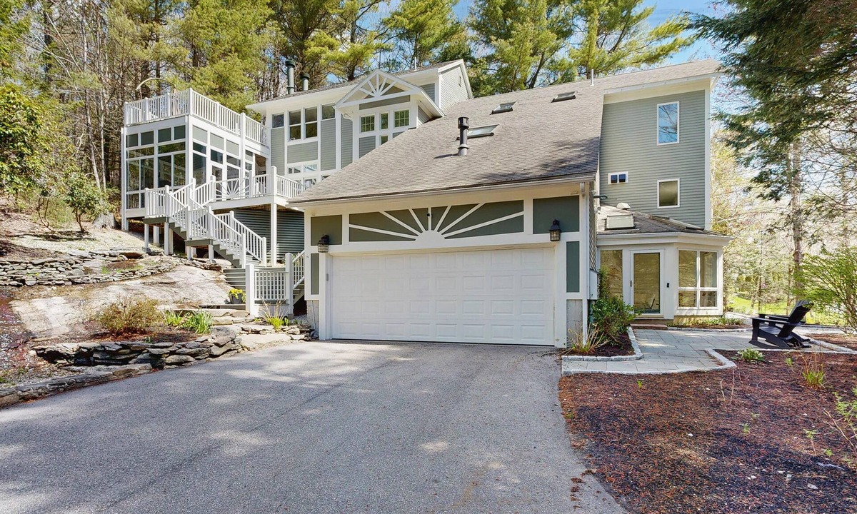 Cumberland Foreside House | Serene Coastal Home with Private Beach Access, Hot Tub, and Spacious Decks
