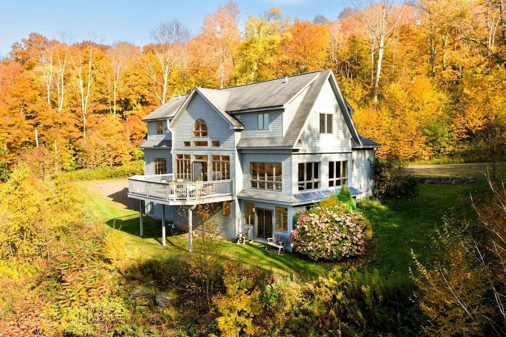 Bovina Center House | Serene Mountainside Retreat with Panoramic Views & Game Room in Bovina, New York