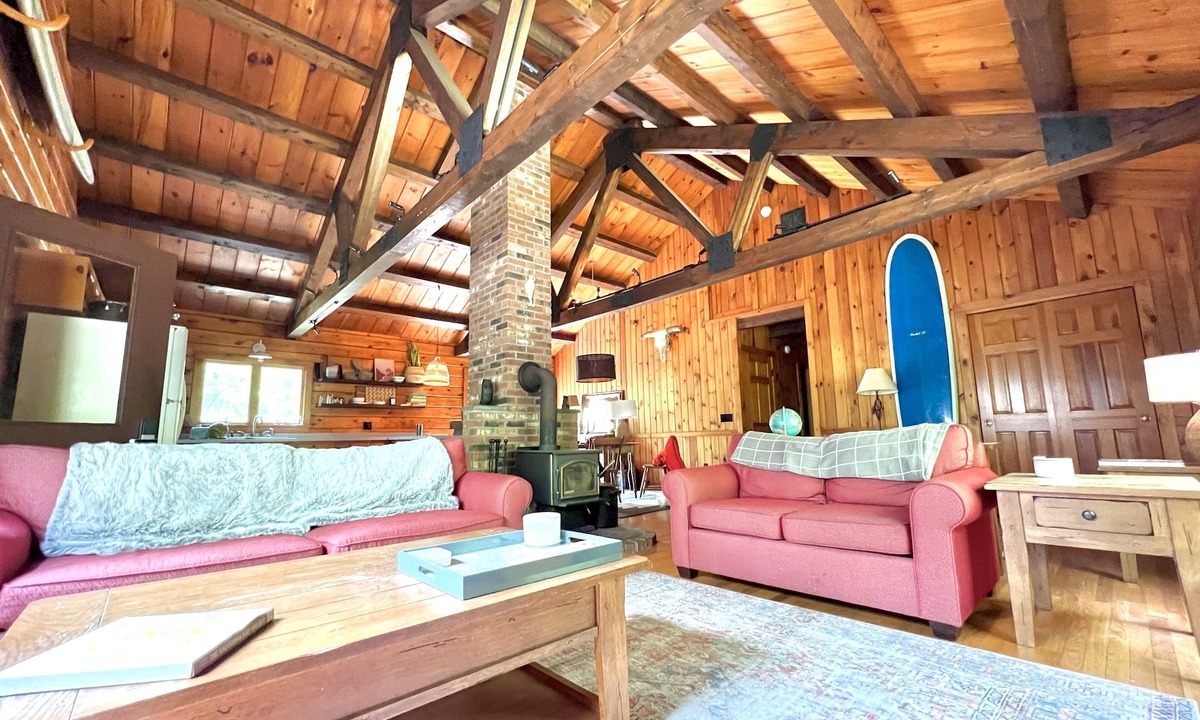 Charlestown Cabin | Shoreline Cabin - trails, beach, lake, salt pond