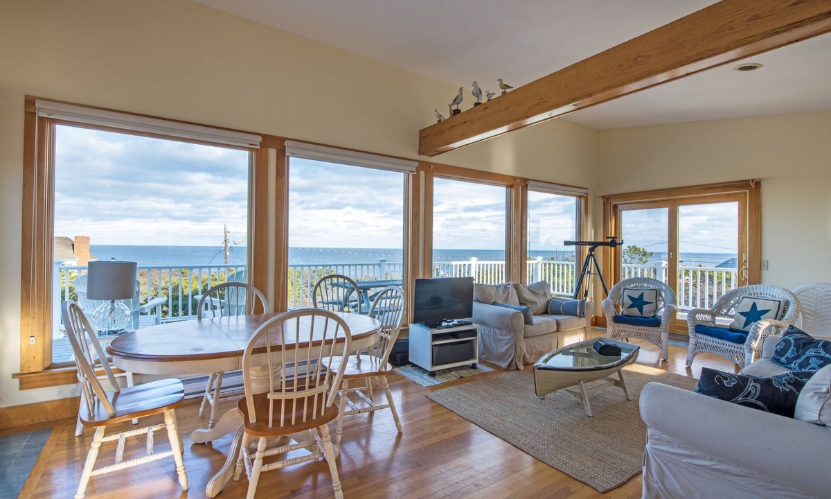 South Wellfleet Cottage | Solymar Oceanfront 150 steps to the Beach! Fabulous deck and views!