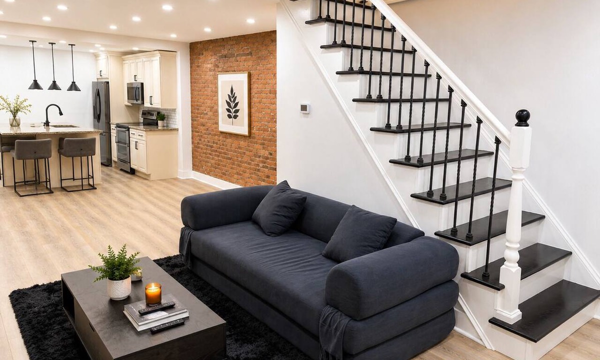 Frankford House | Spacious 4-bedroom house in terrific Philadelphia with AC