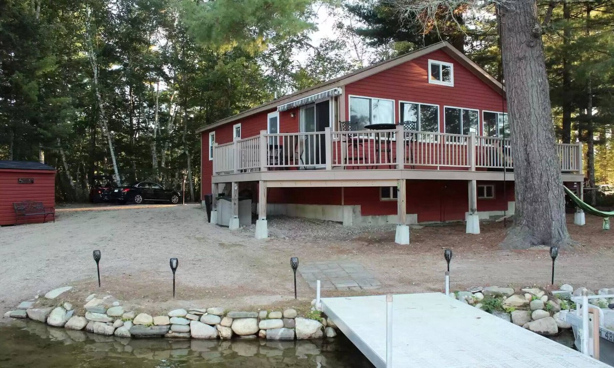 Newfield House | Sparkling Year Round Waterfront Oasis - Huge Dock, Deck, Level Sandy Water Entry