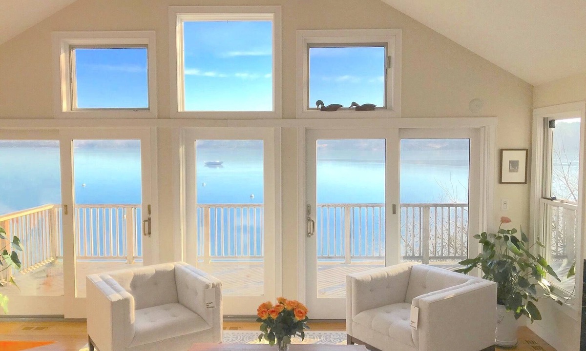 Tisbury House | Spectacular 3BR Waterfront Home with Private Sandy Beach &180° Commanding Views!