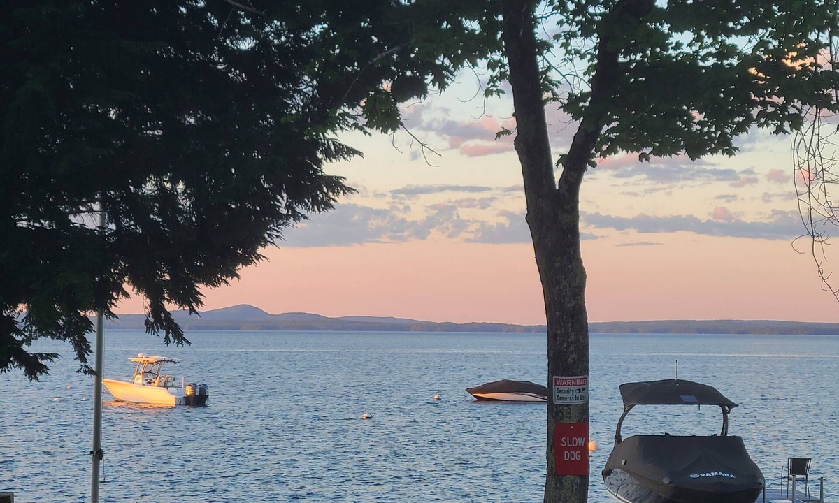 Standish House | Stunning waterfront on Sebago Lake with guest cottage and boat lift!