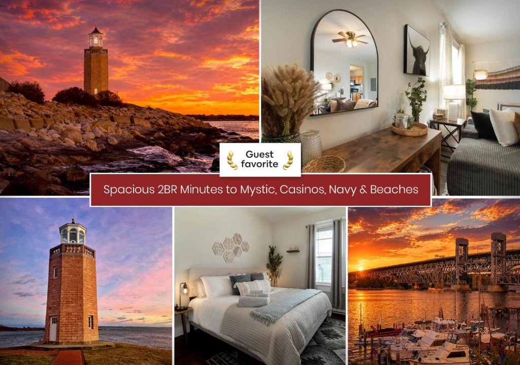 Groton Apartment | Stylish 2 Bedroom Groton Getaway Close to Everything
