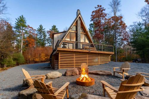 Cochecton House | Tetra A-Frame - Family Friendly Cozy Private