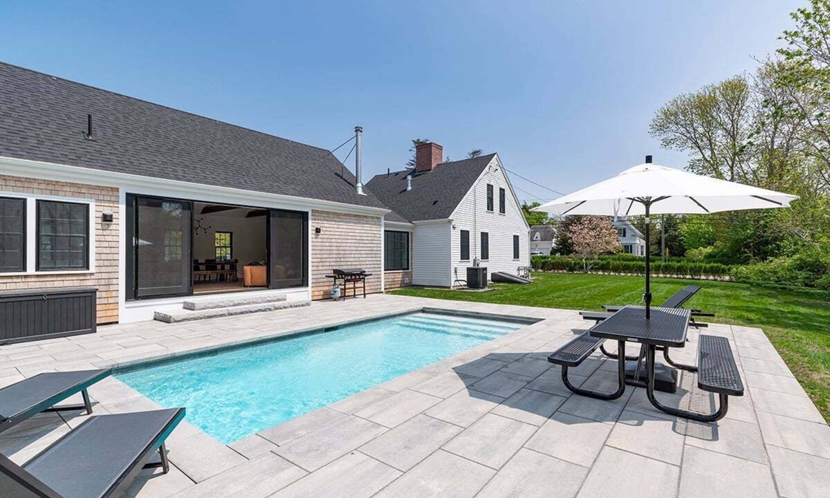 Dennis House | The 1768 House: 974-D Dennis Village Modern Minimalist, Pool, Walk to Bayside Beaches