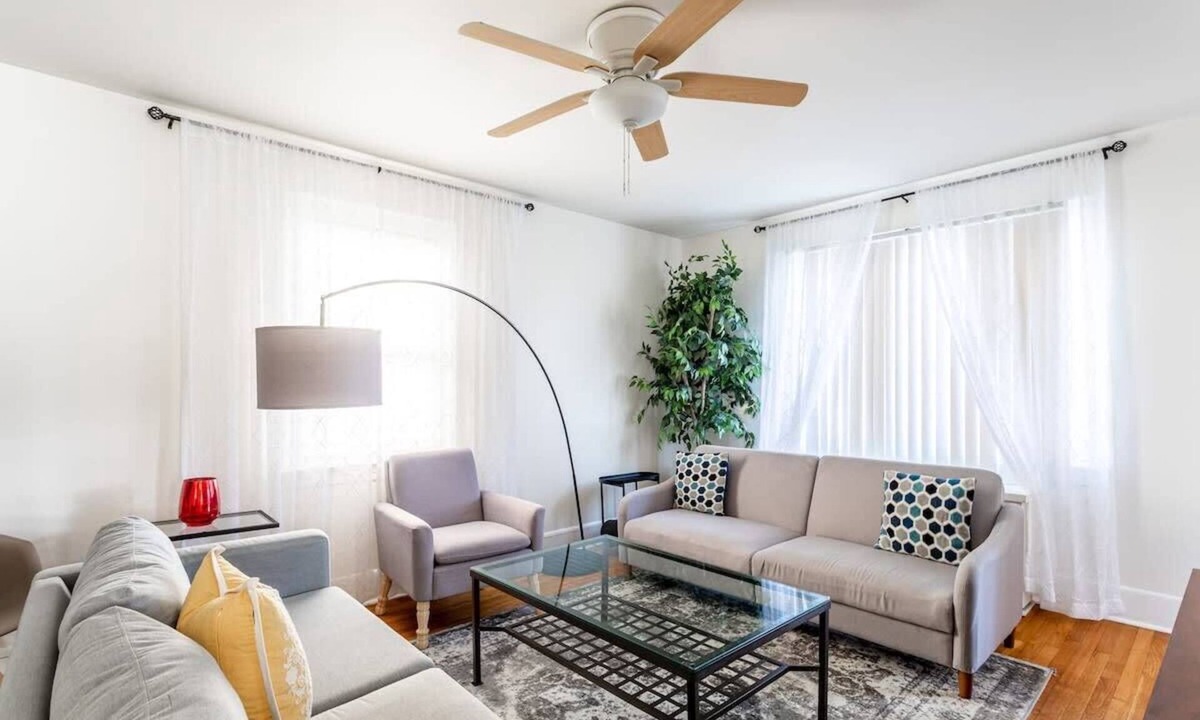 Brooklawn - St. Vincent House | The B&W Haven 5BR Home with yard theater + Office