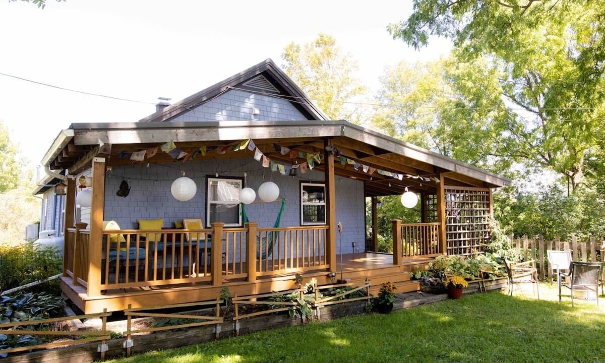 Trumansburg House | The Farm Manor | Spacious, Trails & Porch