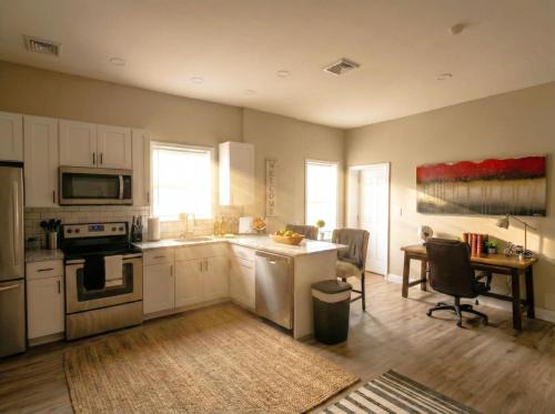 Wilmington Apartment | The Penthouse at Park Place King bed fast WIFI and free coffee