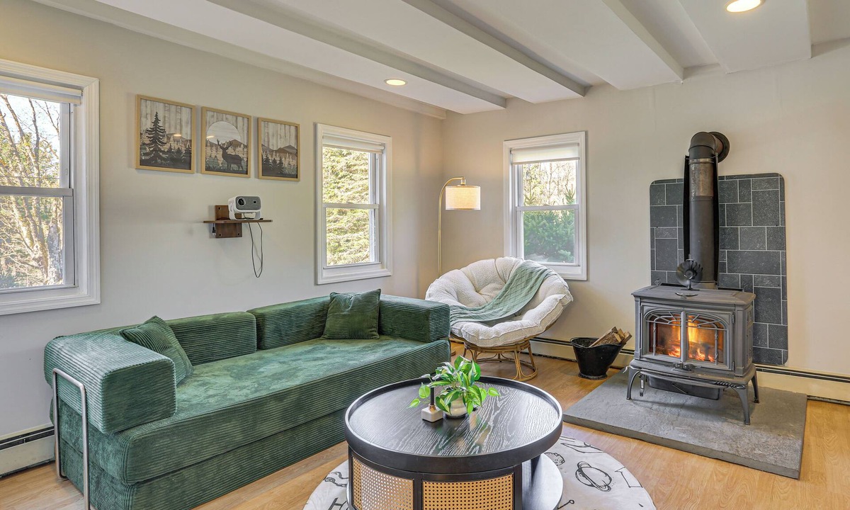 Parksville House | Tranquil Catskills Home w/Creek & Fire Pits