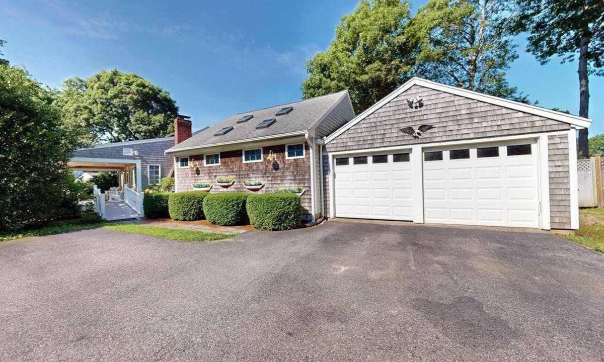 West Hyannisport House | Tree-lined home with lovely yard, decks & private beach access - walk to town