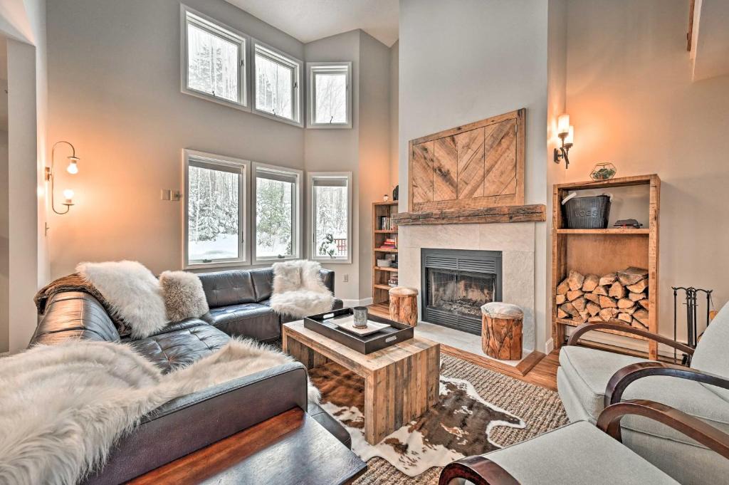 East Burke House | Updated Condo Next to Burke Mountain Bike Trails!