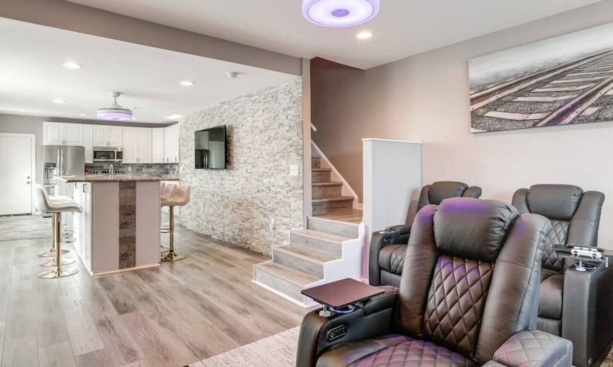 Delair House | Upscale Philly Retreat | Hot Tub, Arcade & Theater