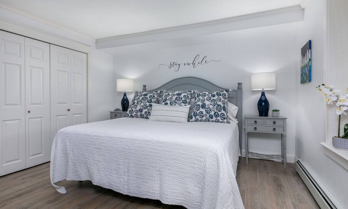Kennebunk Apartment | Walk to Town, Riverfront Retreat & Beach Pass