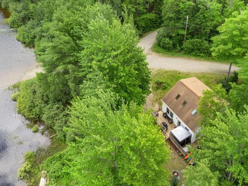 Mariaville House | Waterfront home on Graham Lake with kayaks, bikes, firepit & fireplace