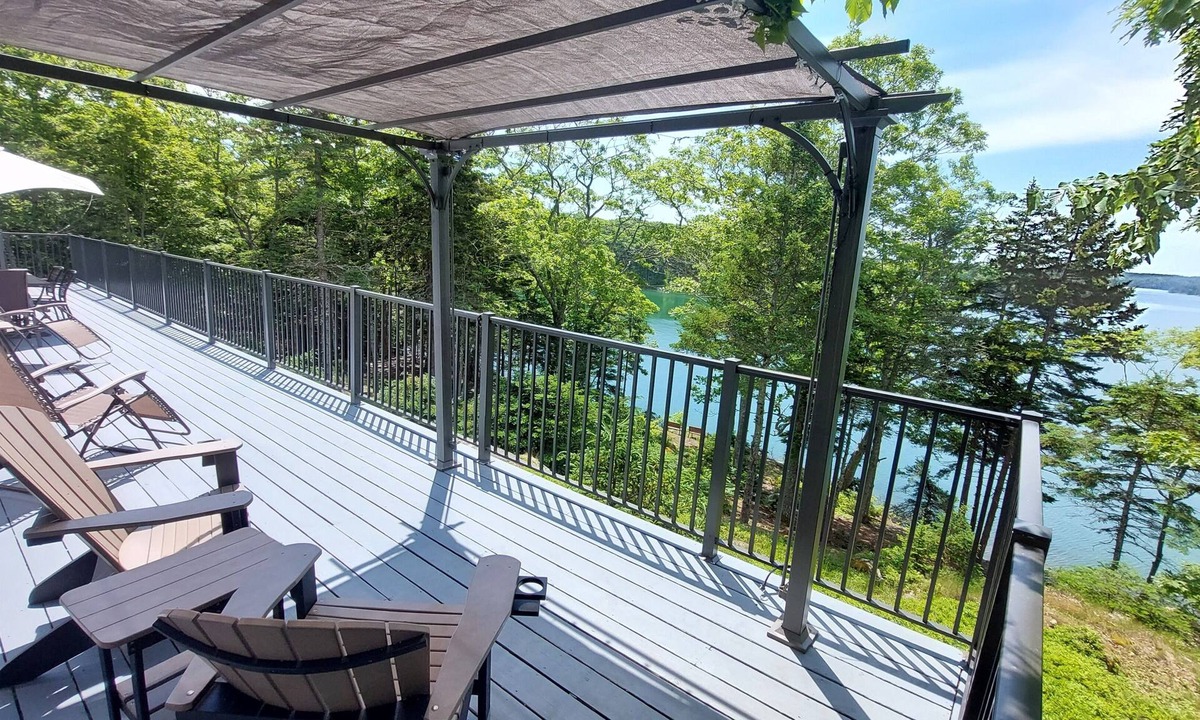 Deer Isle House | Waterfront Home with Expansive 50-Foot Deck and Stunning Water Views