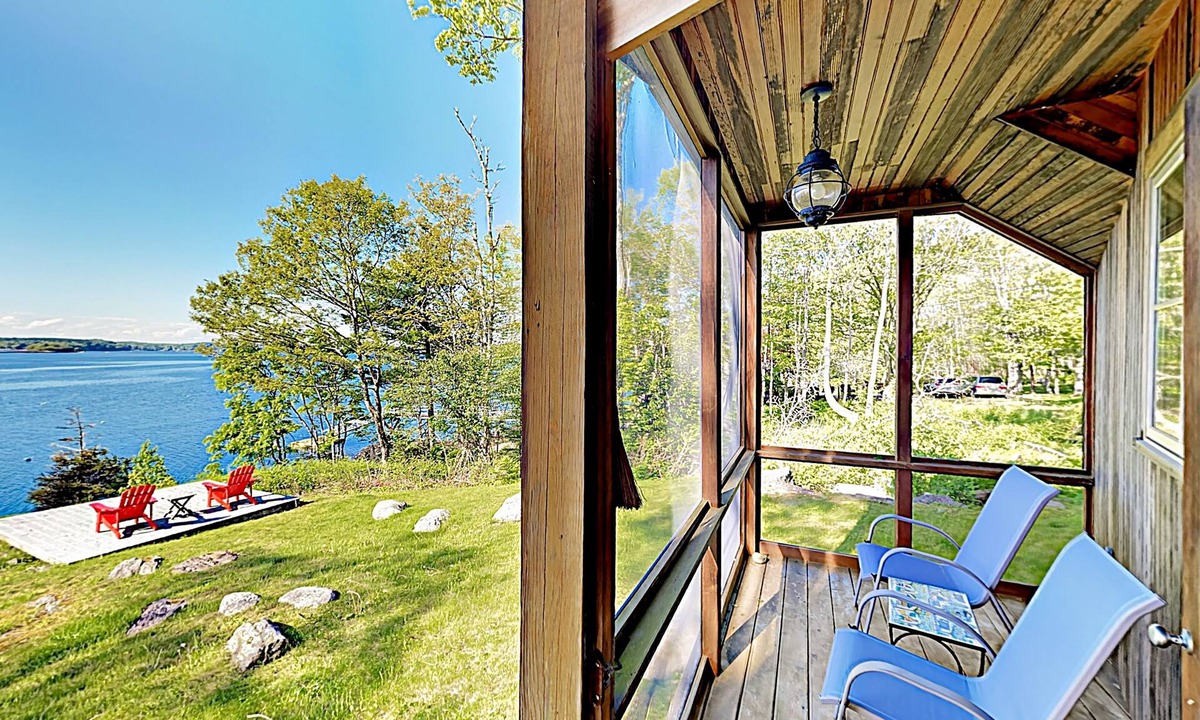 East Boothbay Cottage | Waterfront Paradise with Dock, Big Yard, Sundeck & Epic Bay Views | Dog-Friendly