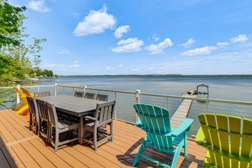 Geneva House | Waterfront Seneca Lake House: Fire Pit + Boat Dock