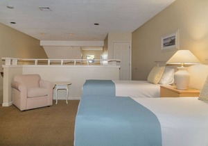 Water's Edge Resort and spa w indoor and outdoor pool and beach. Condo Sleeps 6