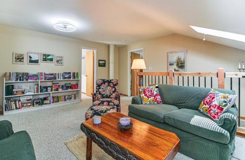 Oquossoc House | 1 Mi to Rangeley Lake: Cabin w/Wraparound Deck!