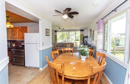 Lindsay House | 2-Bedroom Cottage Steps from Sandy Beach for fishing, boating, and Firepits