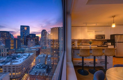 Downtown Boston Apartment | 2 Bedroom Lux Apartment in Boutique Tower Downtown Boston