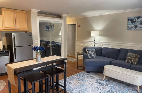 Gilford Apartment | 2 Bedroom, Pool, Concerts, Close to Weirs Beach!