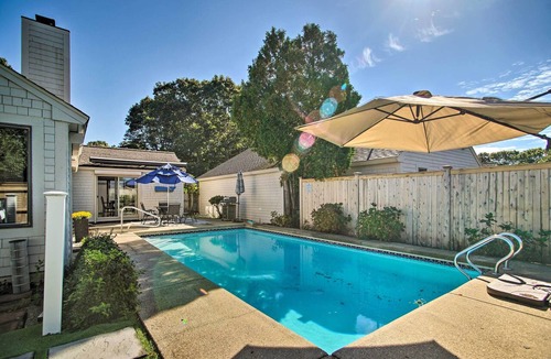 Mews Village Cottage | 2 Mi to Beach: Retreat w/Pool & Grill in Mashpee!