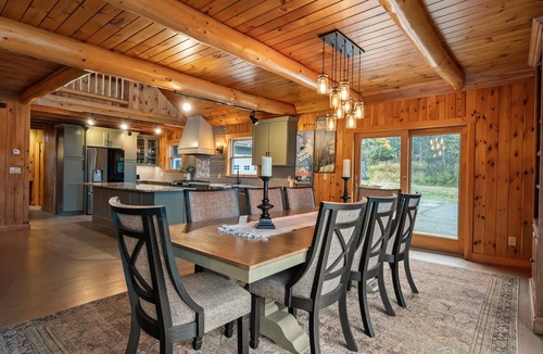 Rangeley House | 2916 Main Street | 6BR home close to Saddleback | Woodstove & big living space!