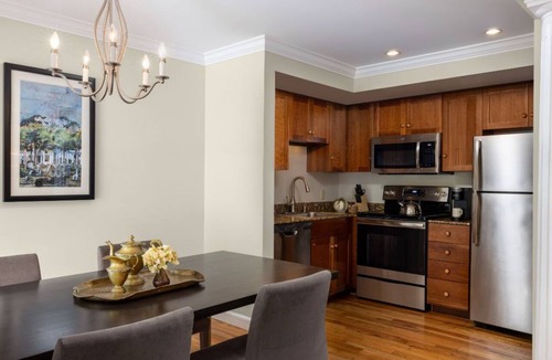 Manchester Apartment | 2BR Luxurious Suite + Pool & Hot Tub Access