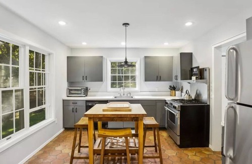 Amagansett North House | 3 Bedroom 3 Bath House on 2 private acres in Amagansett. Large Pool, Firepit