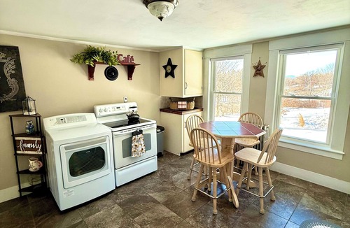 Suncook House | 3 bedroom NH Farmhouse Near Lakes, Mountains, Golf, Downtown & Wedding Venues