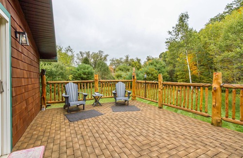 Prattsburgh Cabin | 3-bedroom rustic cabin on 3.5 acres in Naples with cool AC for relaxing stays