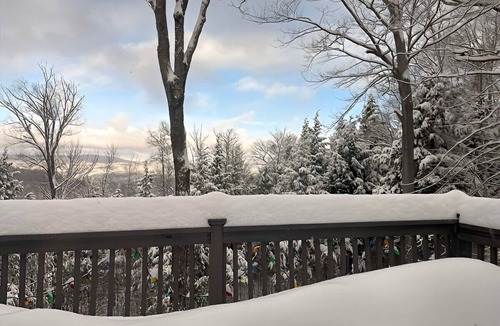 Stratton Mountain House | 3 Levels w/Mountain Views, 5 Mins to Stratton Base, Sauna, Firepit, ACs
