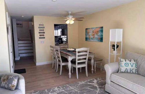 Laconia House | 4-Season Lake Winni Townhome + Dock, Pool, Hiking + Slopes + Sleeps 7