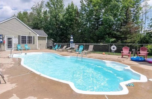 Laconia House | 4-Season Lake Winni Townhome + Dock, Pool, Hiking + Slopes + Sleeps 7