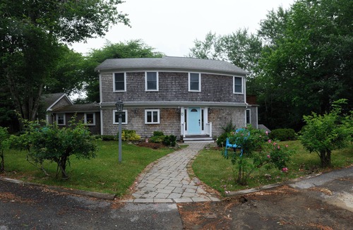 West Yarmouth House | 4BR Coastal Retreat Walk to Beach, Deck & BBQ Sleeps 12 Near Ocean Backyard Deck