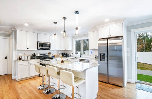 Mashpee House | 4BR Retreat w Hot Tub, Fire Pit & Game Room