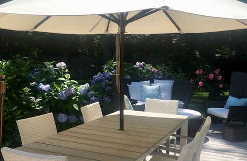 Water Mill House | 5.5 miles to U.S. Open! Swim in a sea of hydrangeas on this bucolic property.