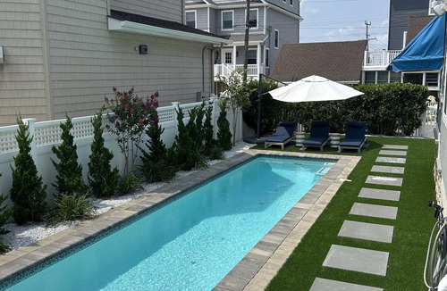 Normandy Beach House | 5 BR Ocean Block Home w/Heated Pool and Pool House in Normandy Beach