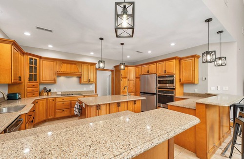 Woodstock House | 9 BD Riverside Estate, Sleeps 24. Theater, Pool Table, Firepits, Dual Kitchens!