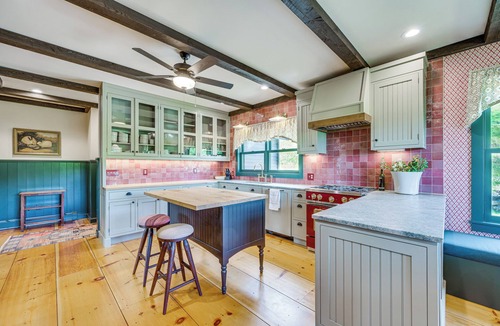 Chelsea House | 95-Acre Countryside Estate! Luxe Vermont Farmhouse