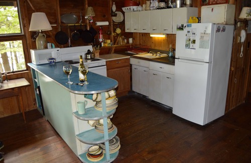 Sandwich Cabin | A Very Special Place:Privacy plus Views at Simple, Secluded Lakefront Cabin