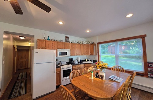 Ellenburg Center Apartment | Adirondack Hideout, lakefront location and sandy shoreline