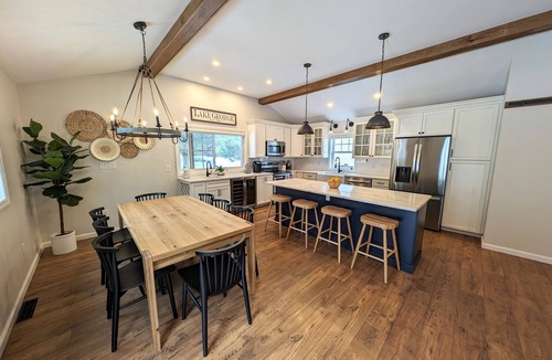 Lake George House | Adirondack Luxury: Hot Tub, Fire Pit, Walk to Lake