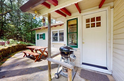 Adirondack House | Adorable getaway tucked in the woods with patio, AC, grill & W/D