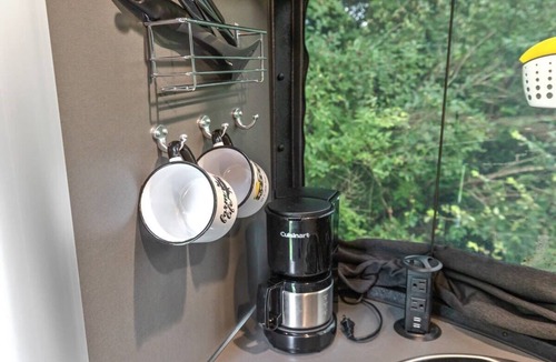Johnson House | Airstream Basecamp on river w/hot tub near Stowe