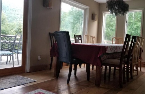 Hunter House | Amazing Views! Hunter Mt 5 Bedroom Home! Best location surrounded by beautiful Mt views! Enjoy Lakes, Ski Slopes & Firepit under Stars!