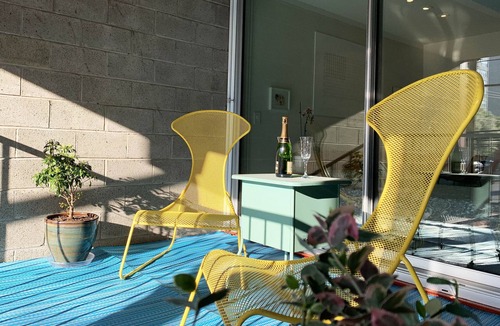 West Poplar Apartment | Art Tower suite with private patio